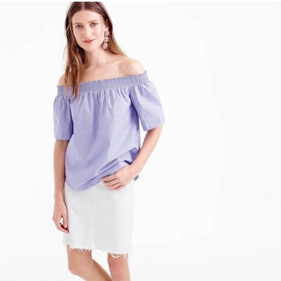 J Crew Off the Shoulder Top - Picture 3 of 5